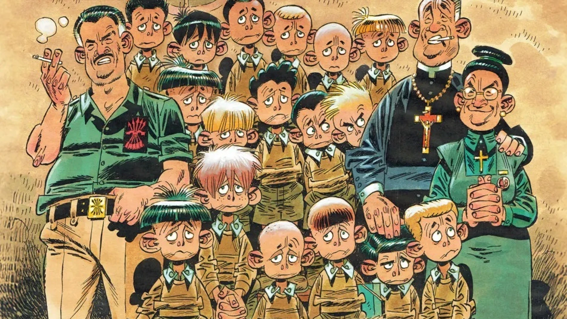 Ilustración de Carlos Giménez para la portada de 'Paracuellos'