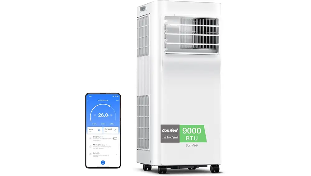 El Comfee Breezy Cool Pro 2.6 es un aire acondicionado portátil versátil y compatible con un control por voz