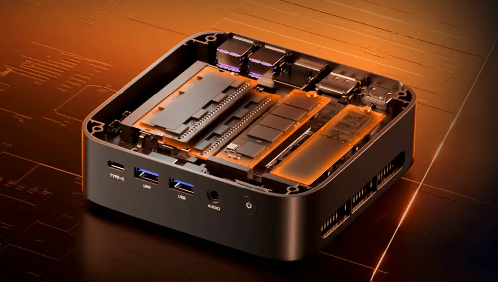 En este mini PC se puede instalar un segundo SSD M.2 2280