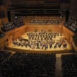La JOSVa en su última actuación en el Auditorio Miguel Delibes de Valladolid, abril lde 2025