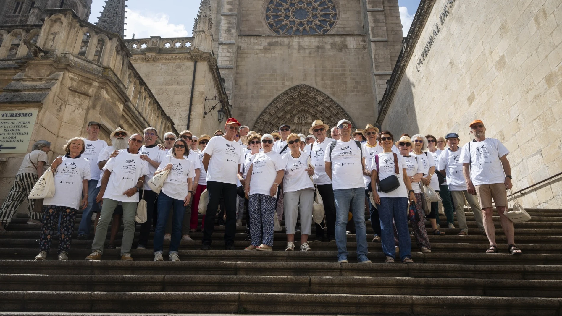 Turistas de Auch (Francia) visitan Burgos