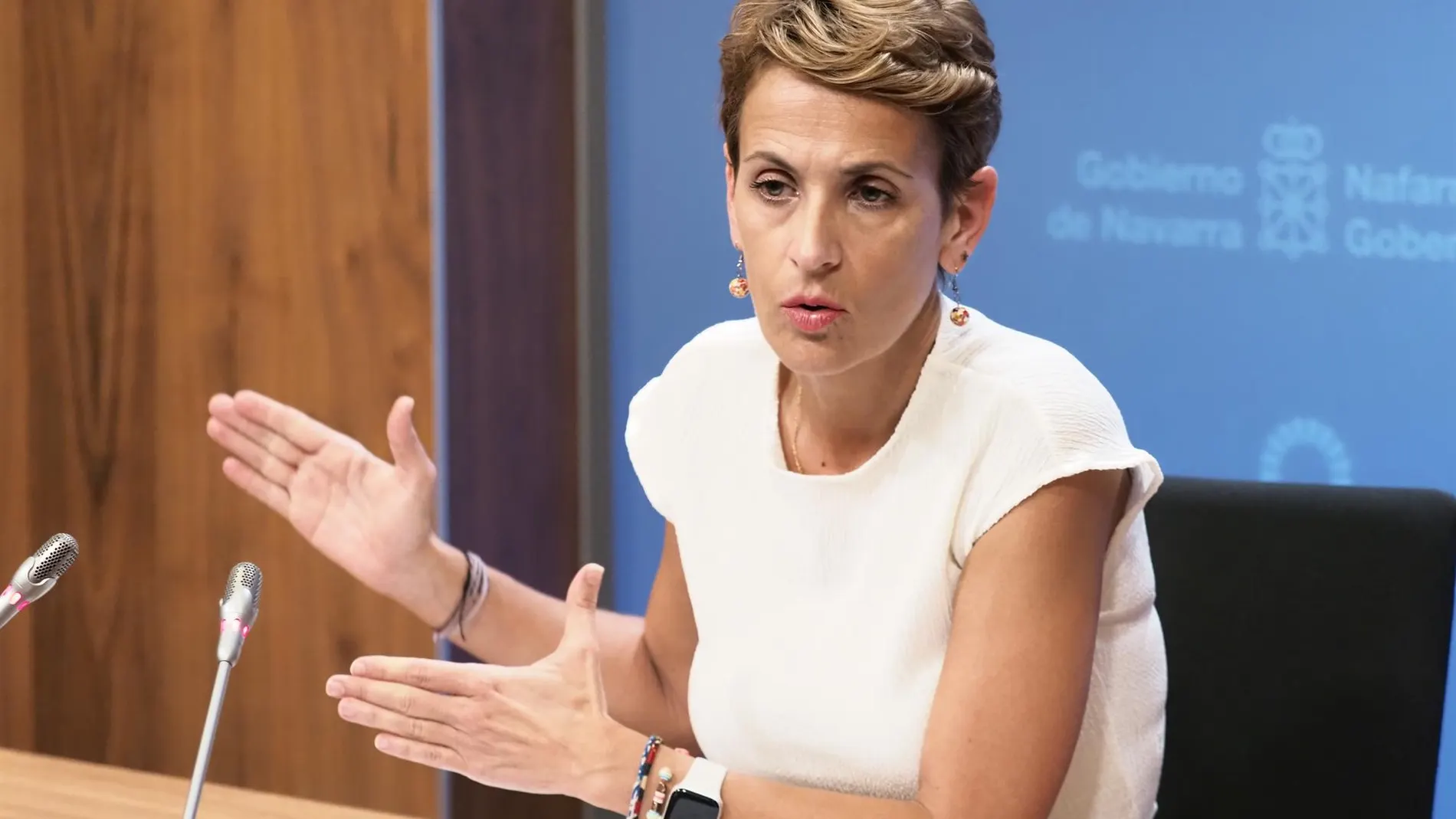María Chivite: "Dije caiga quien caiga y estoy cumpliendo"