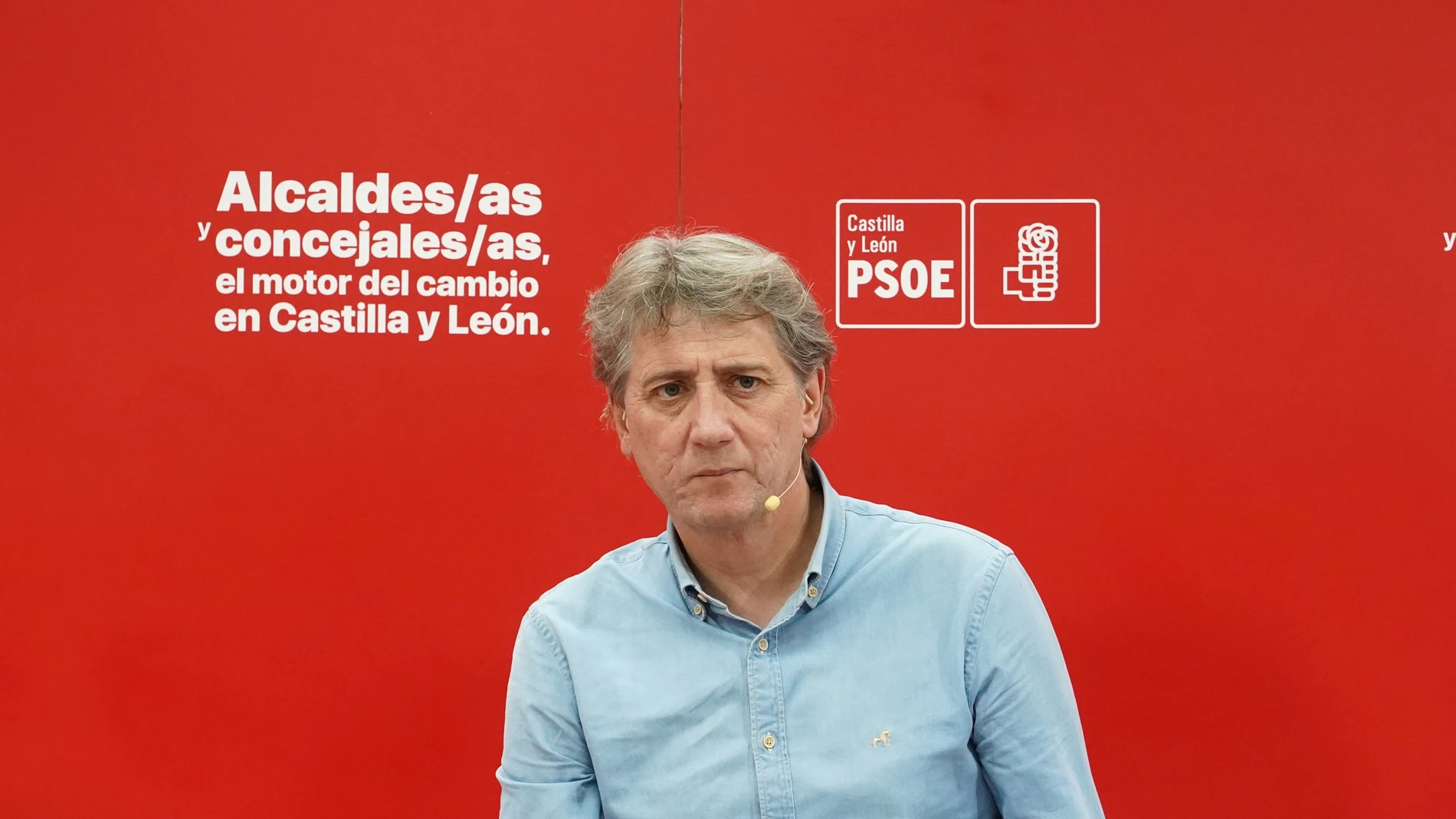 El secretario general del PSOE de Castilla y León, Carlos Martínez