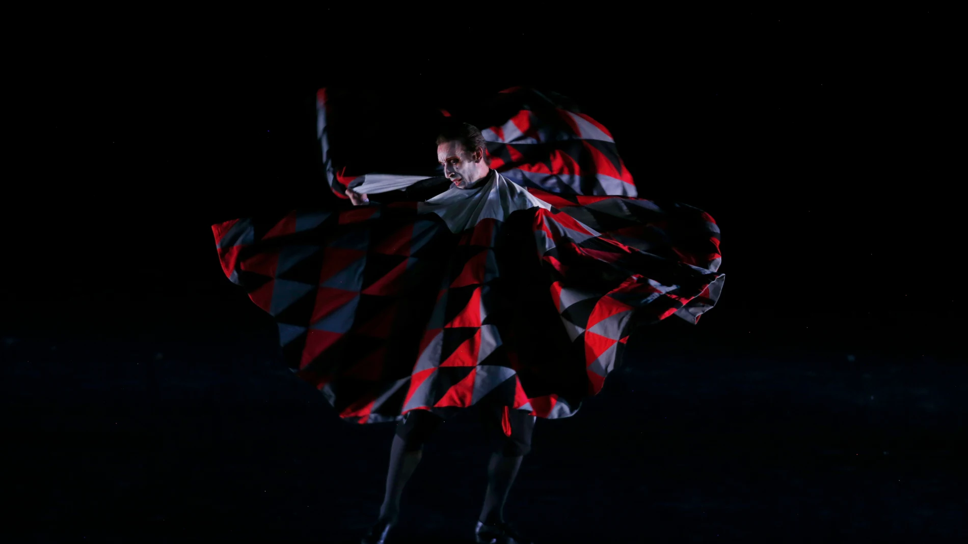 (Foto de ARCHIVO) August 2, 2023, Madrid, Madrid, Spain: Dancers from the National Ballet of Spain (BNE for its acronym in Spanish), perform on stage, during the premiere of 'El sombrero de tres picos', in the Conde Duque Cultural Center. 'El sombrero de tres picos' is one of the most emblematic works of BNE's repertoire. The score by Manuel de Falla –performed on this occasion by the Community of Madrid Orchestra, under the artistic direction of the Polish Marzena Diakun– and the choreo...