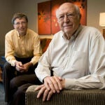 Bill Gates junto a su padre, quien reconoce que es una inspiración para él