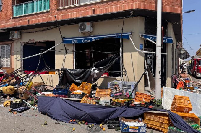 MURCIA.-AMP3- Sucesos.- Ascienden a 17 los heridos en la explosión de un bar de Lo Pagán (San Pedro), dos de ellos muy graves