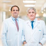 Los doctores Juan Ignacio Martínez-Salamanca y Antonio Allona