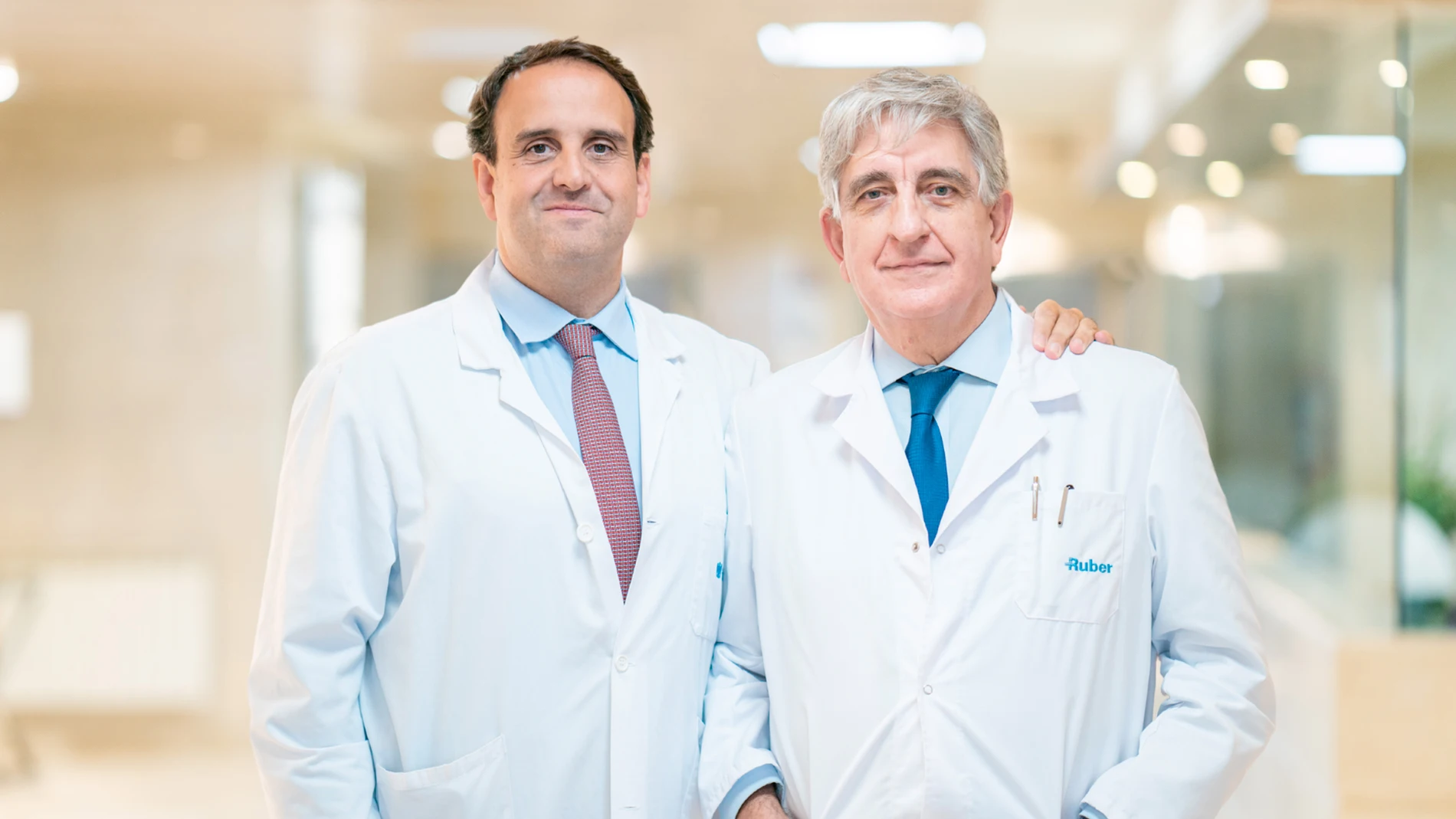 Los doctores Juan Ignacio Martínez-Salamanca y Antonio Allona
