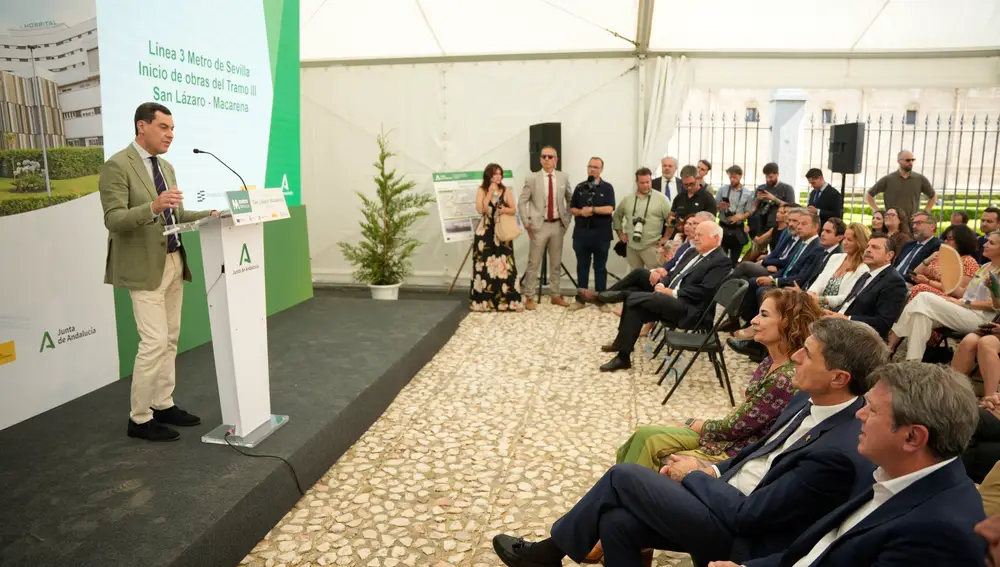 Inicio de las obras del subtramo III de la línea 3 de metro de Sevilla