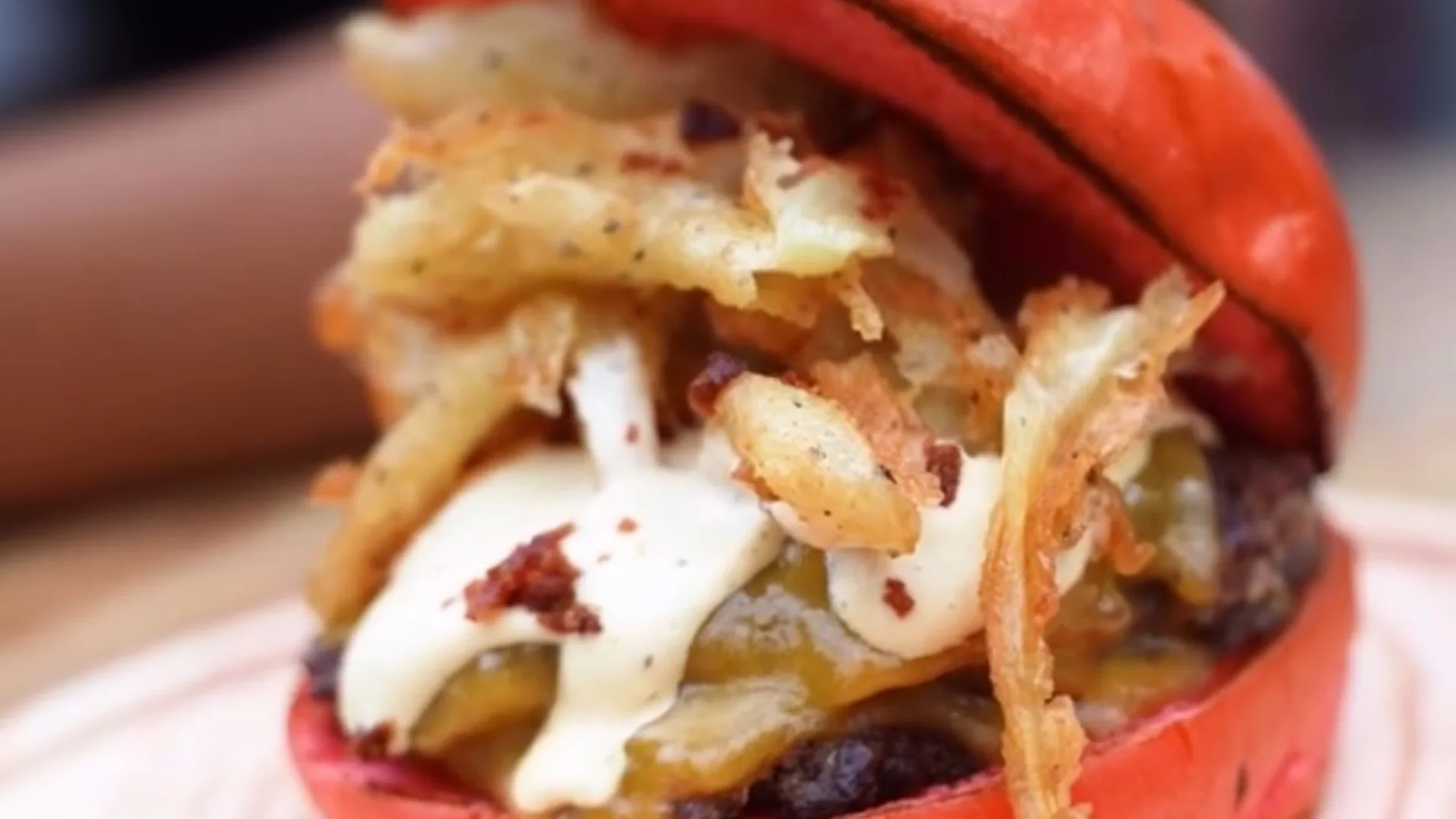Una hamburguesa participante en Ther Burguer Cup 2024 en Alcázar