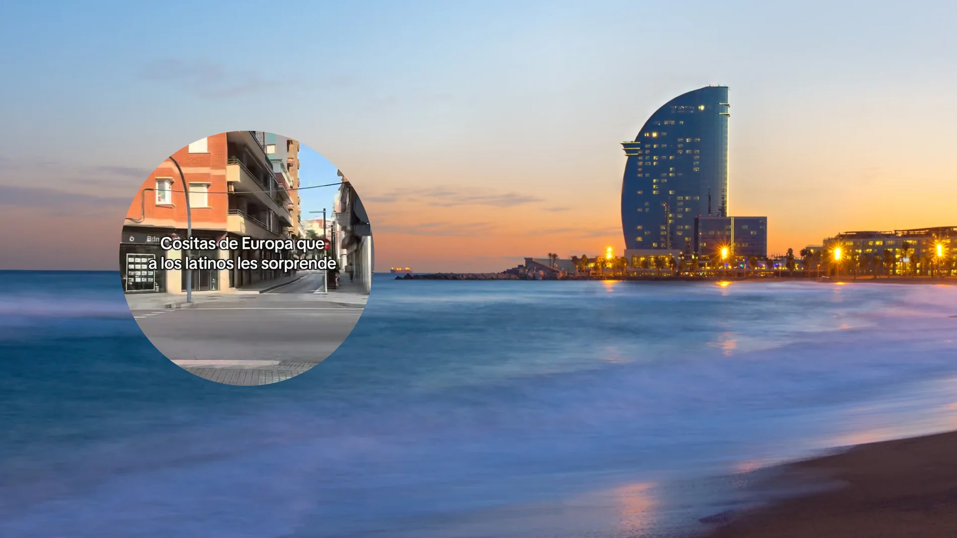 La playa de la Barceloneta