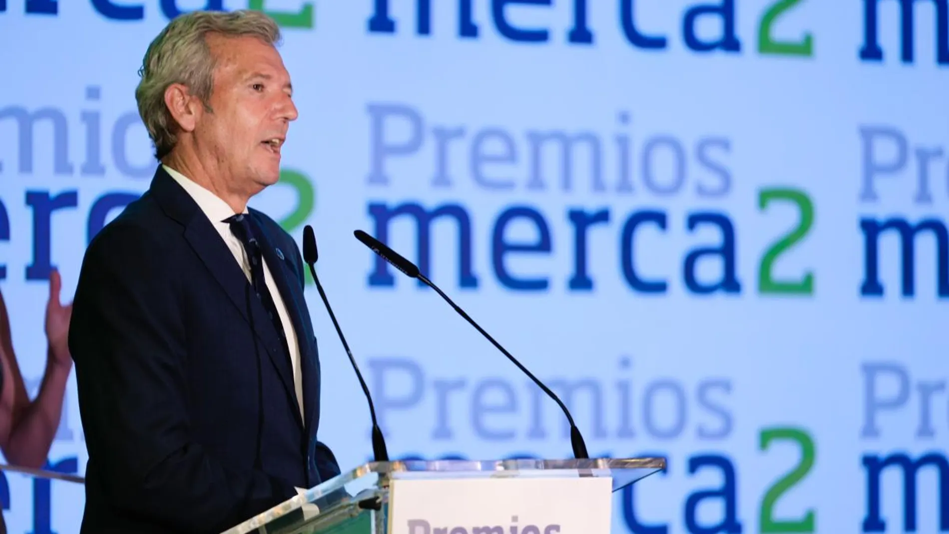 Alfonso Rueda, en los Premios Merca2