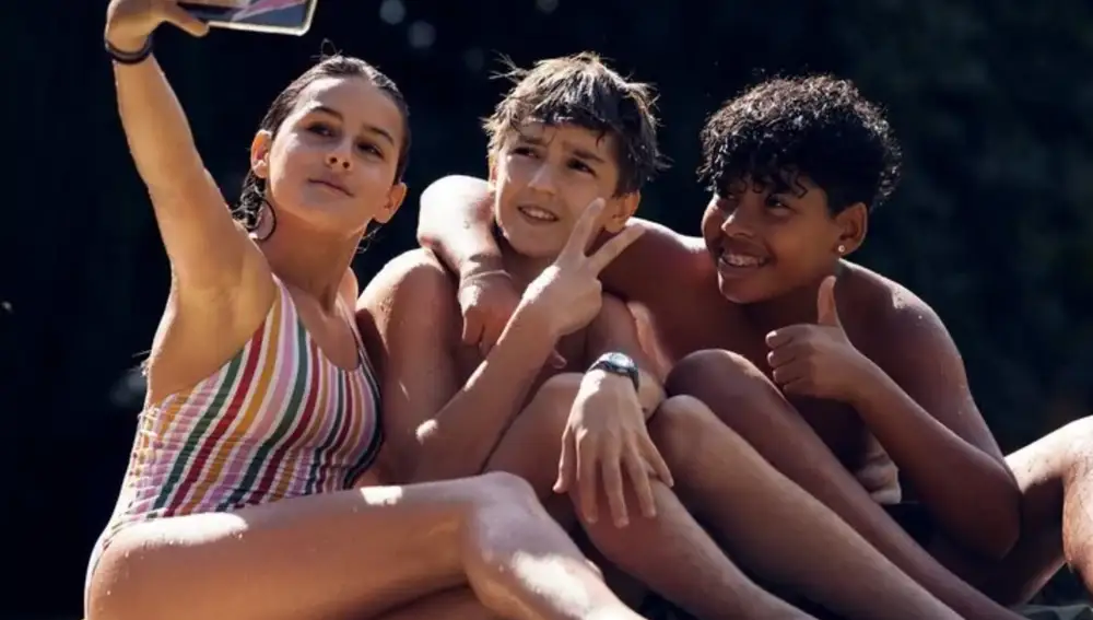 Tres de los protagonistas de 'Pubertat'