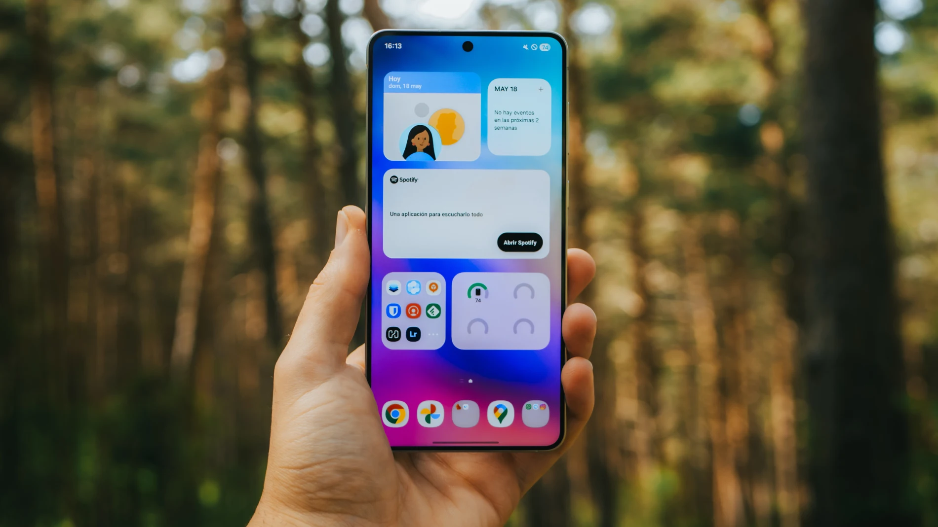 La pantalla de un smartphone Android