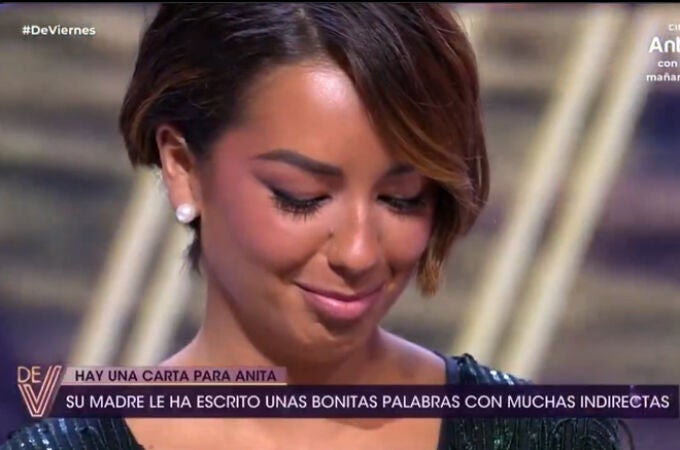 Anita en el programa de Telecinco