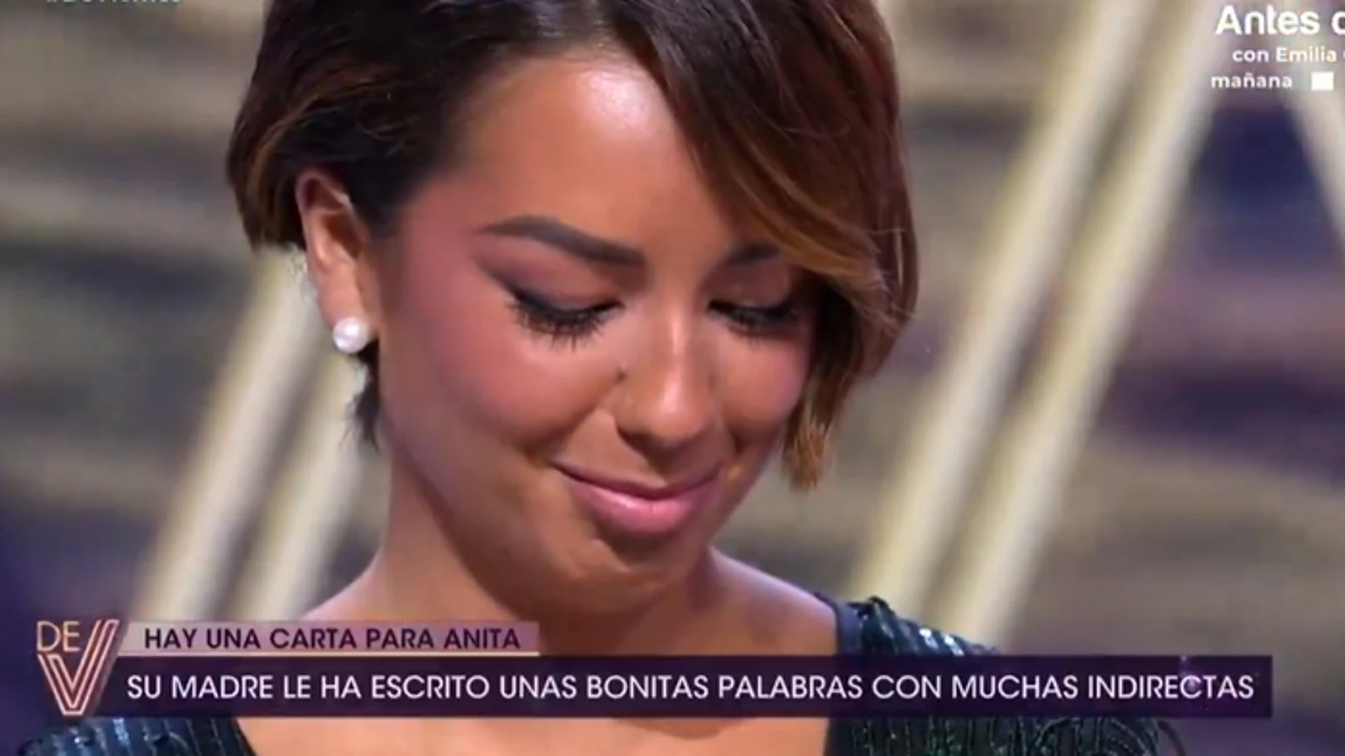 Anita en el programa de Telecinco