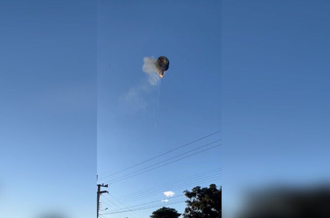Rastreo de redes: Al menos ocho muertos al caer un globo aerostático con 21 pasajeros a bordo en Brasil