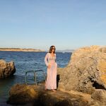 María Pombo con look playero.