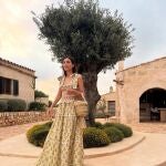 Sassa de Osma con vestido de verano.