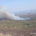 Incendio forestal en Sevilla
