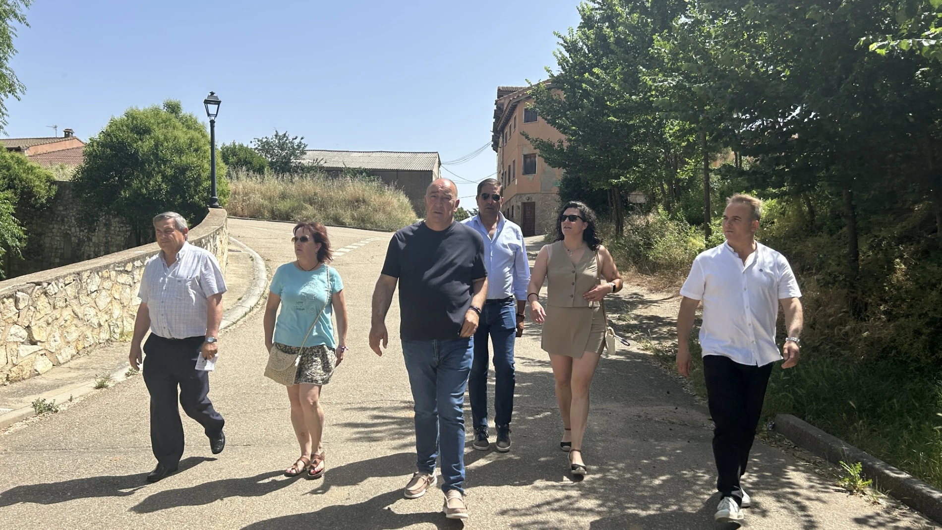 El presidente de la Diputación de Segovia, Miguel Ángel de Vicente, visita Grajera