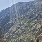 Rescate del helicóptero de Protección Civil en la Cuerda de Los Galayos