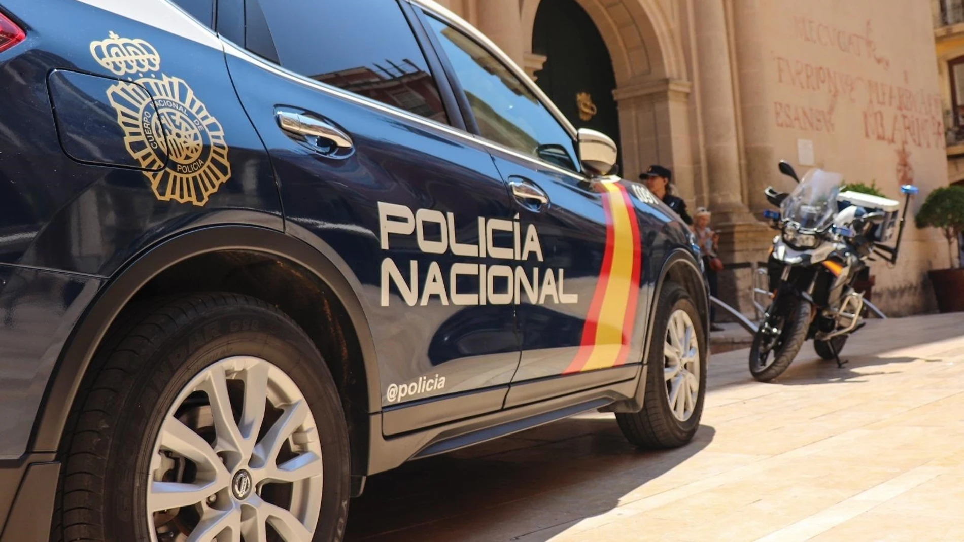 Un vehículo policial en Málaga