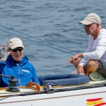 El rey emérito Juan Carlos I en Sanxenxo