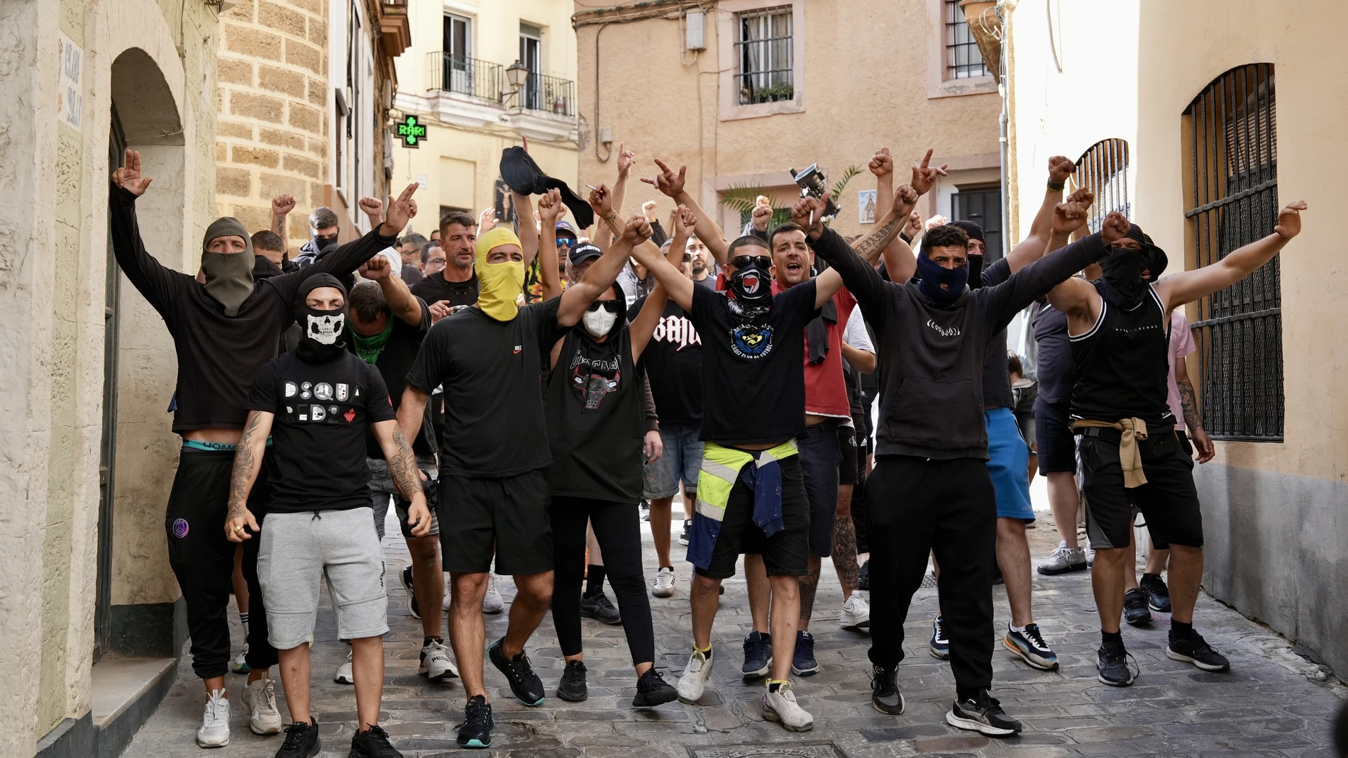 Protestas de la industria naval en Cádiz