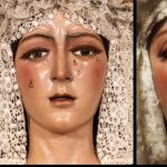 La Macarena antes y después de la restauración