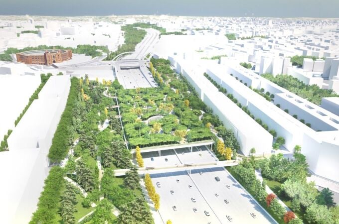 MADRID.-Arracan el lunes los trabajos previos de Parque Ventas con corte nocturno en el tronco central de la M-30