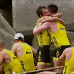 La tripulación de Orio celebra la victoria en el Campeonato de España