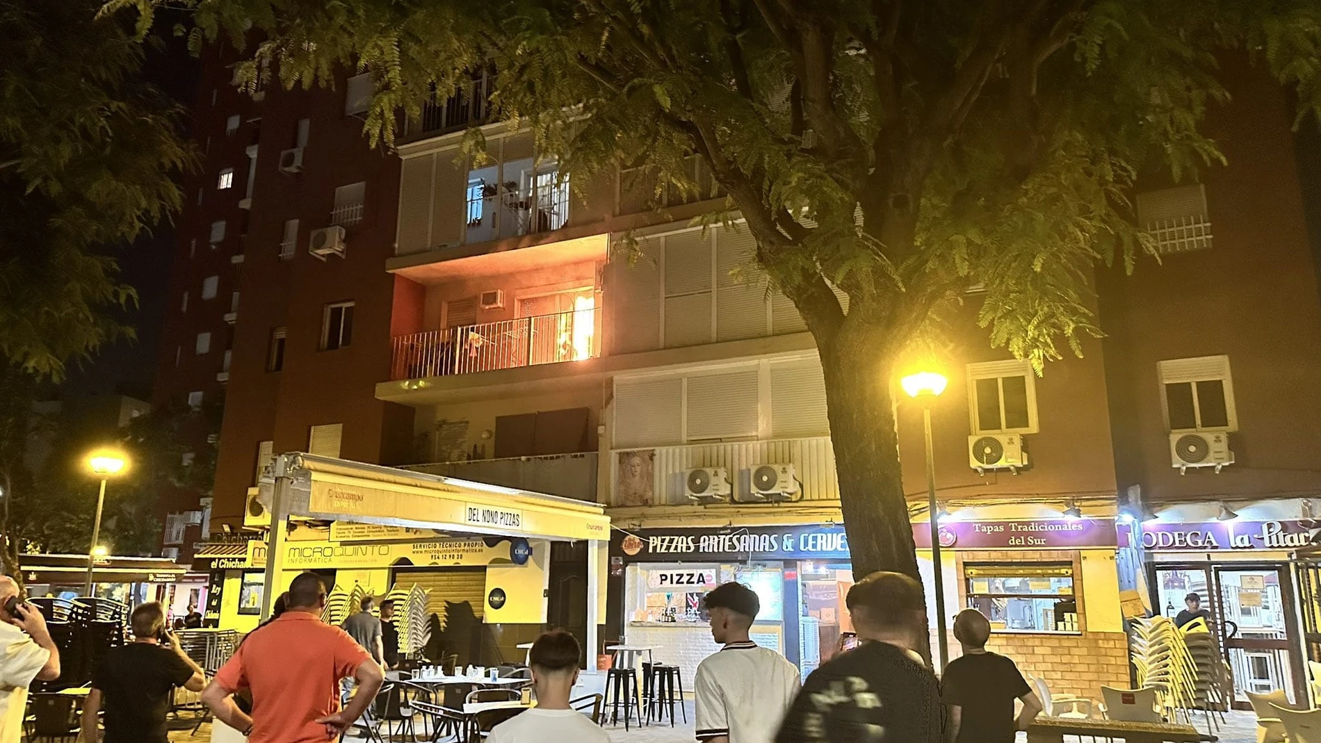 Incendio en una vivienda en Dos Hermanas