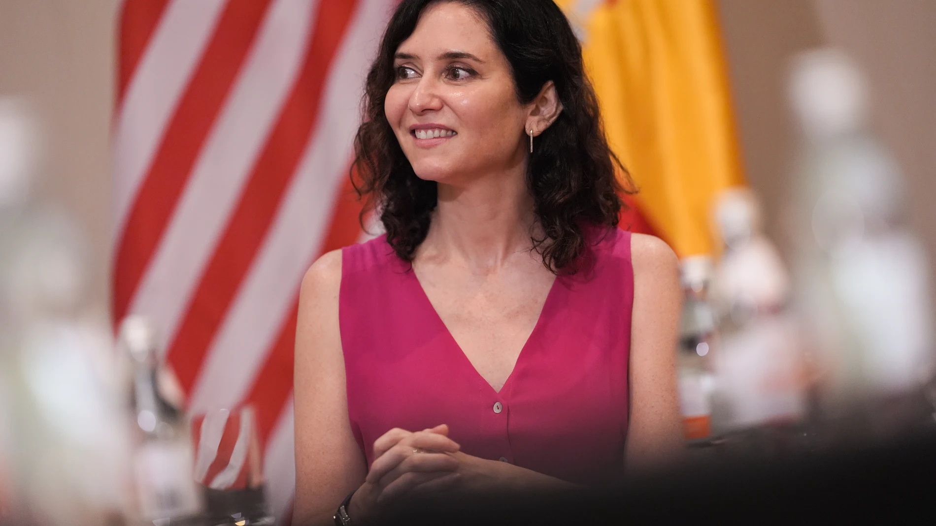 Ayuso, ayer, en Miami