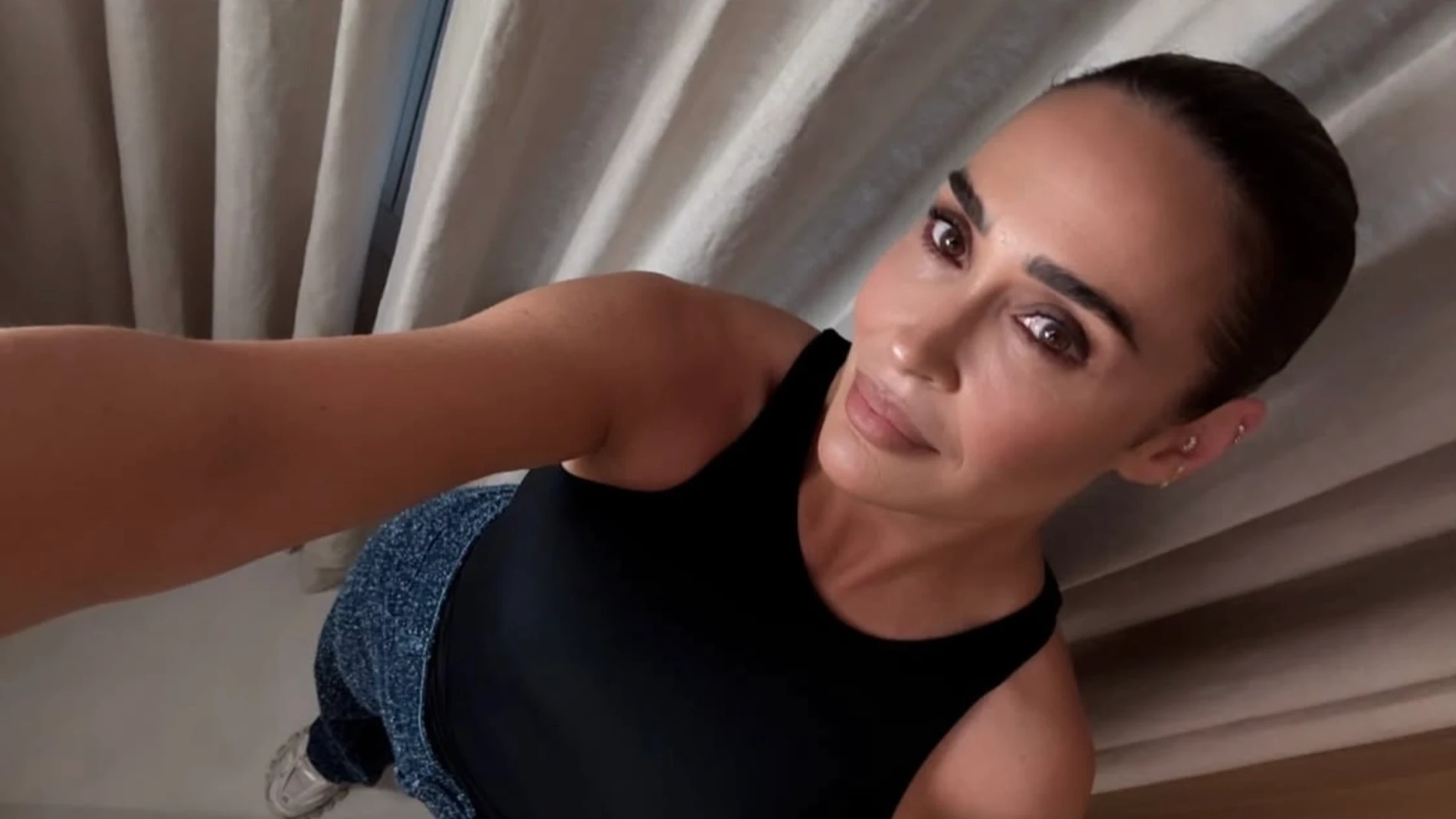 El look de concierto de Vicky Martín Berrocal.