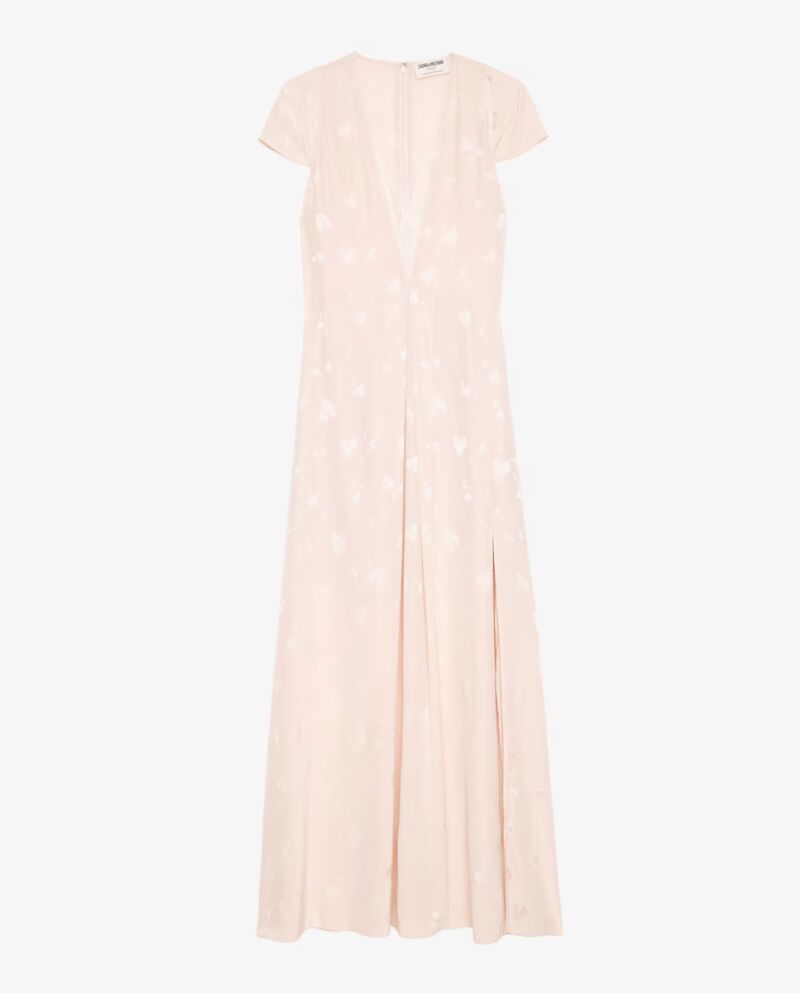 Vestido ravir 100% seda jacquard.