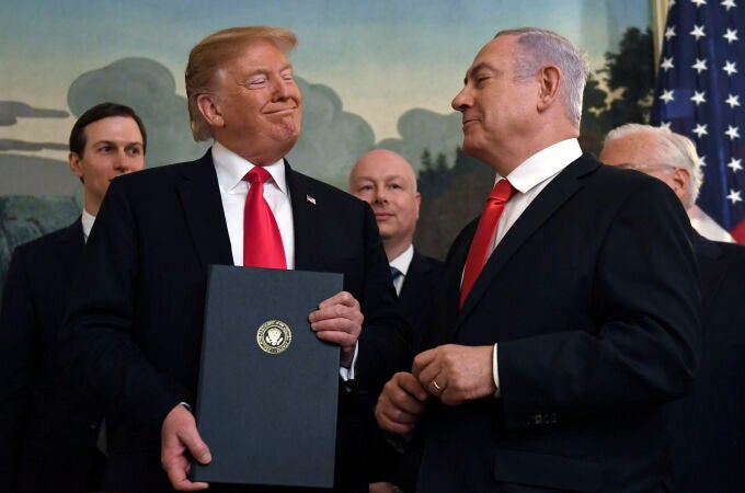 Donald Trump y Benjamin Netanyahu