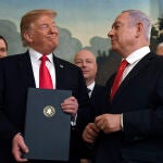 Donald Trump y Benjamin Netanyahu