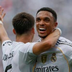 Trent, en un partido del Madrid en este Mundial de Clubes
