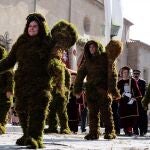 Béjar (Salamanca) celebra la festividad del Corpus Christi con la tradicional procesión de los Hombres de Musgo