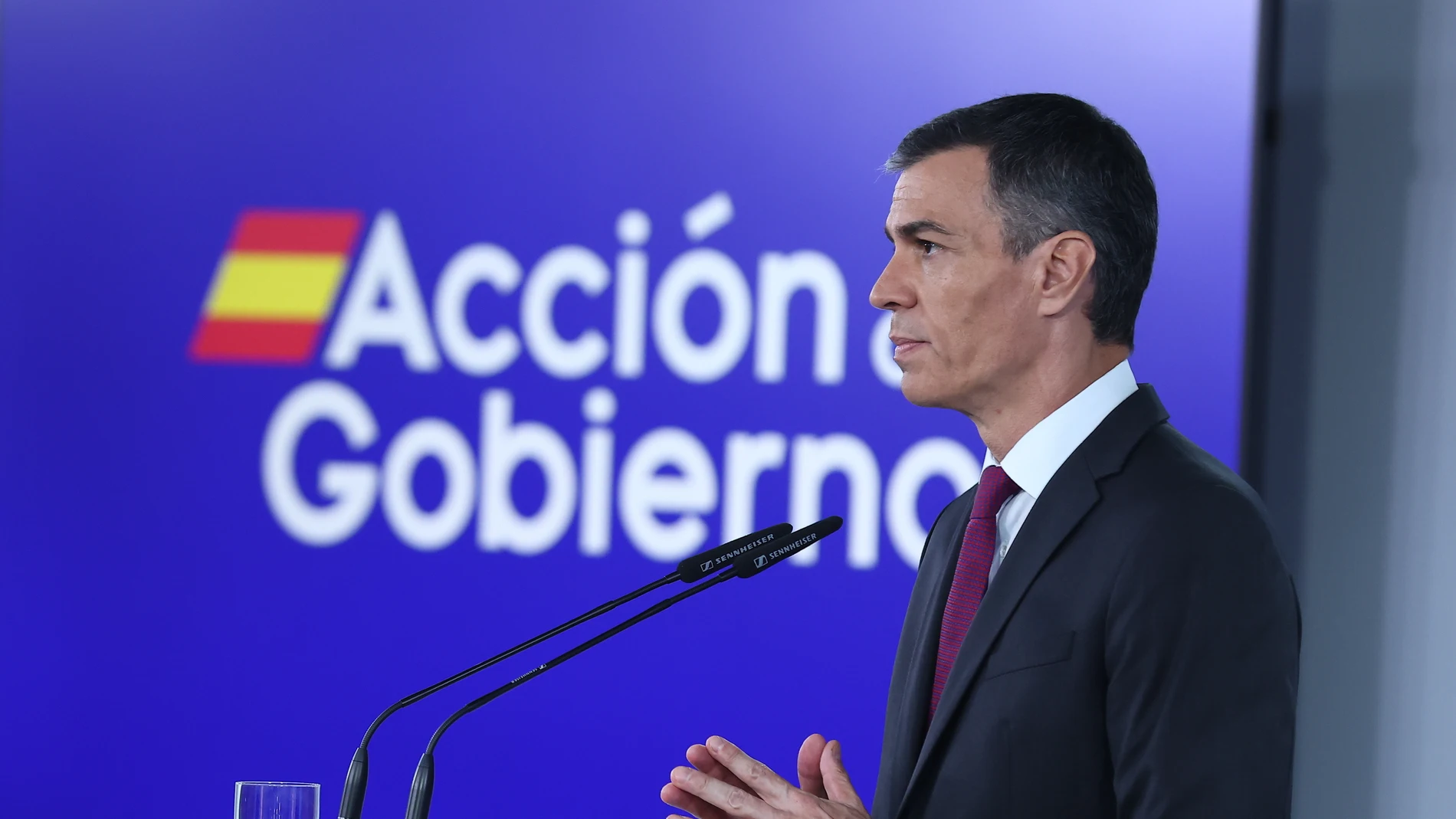 El presidente del Gobierno, Pedro Sánchez