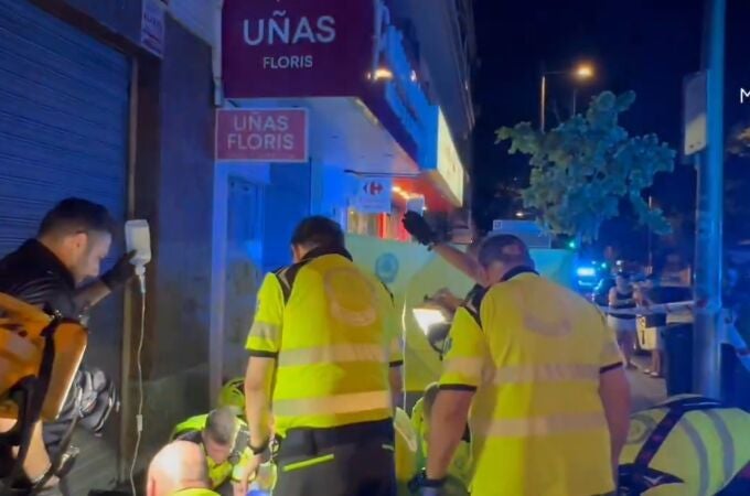 Herido por arma blanca en calle Alcalá, CiudadLineal.