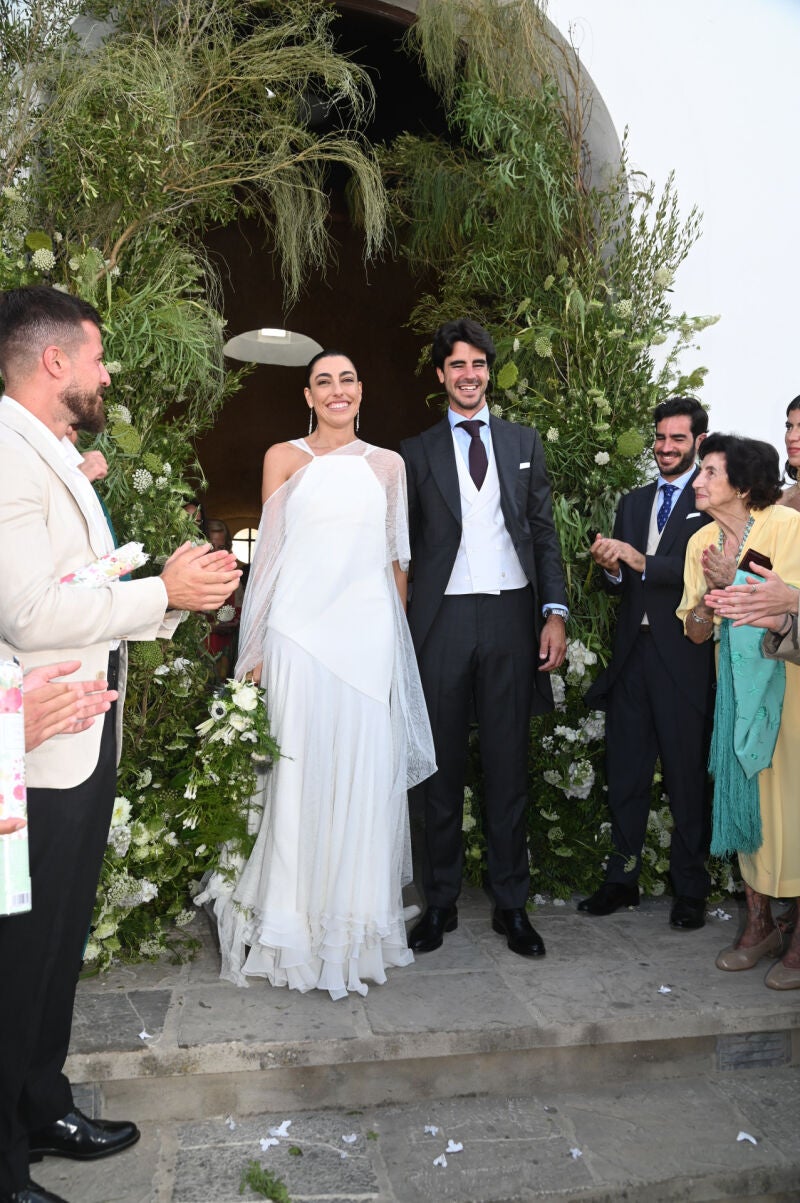 Claudia Ula y su vestido de novia.
