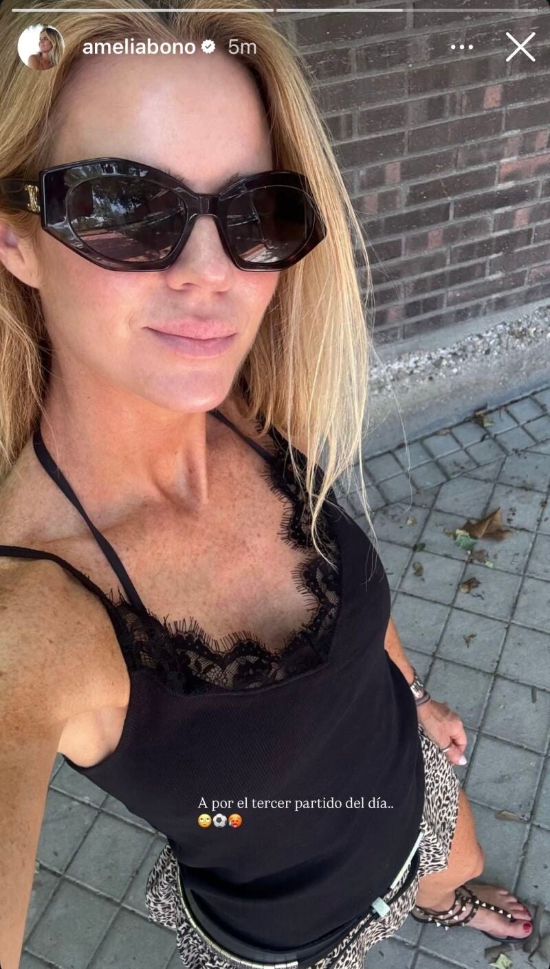 Amelia Bono con look fresquito.
