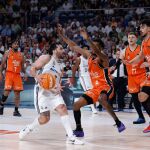 MADRID.-El Real Madrid vence 102-96 al Valencia Basket en el segundo partido del 'Playoff' final de la Liga Endesa