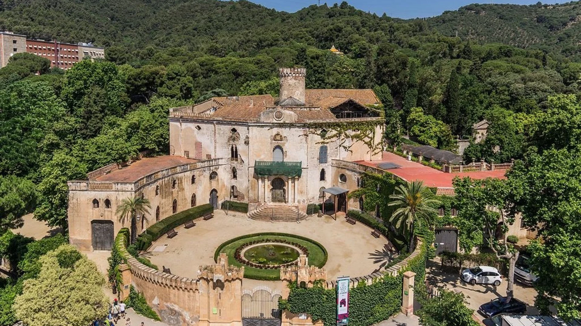 Una vista del Palau del Marquès d'Alfarràs