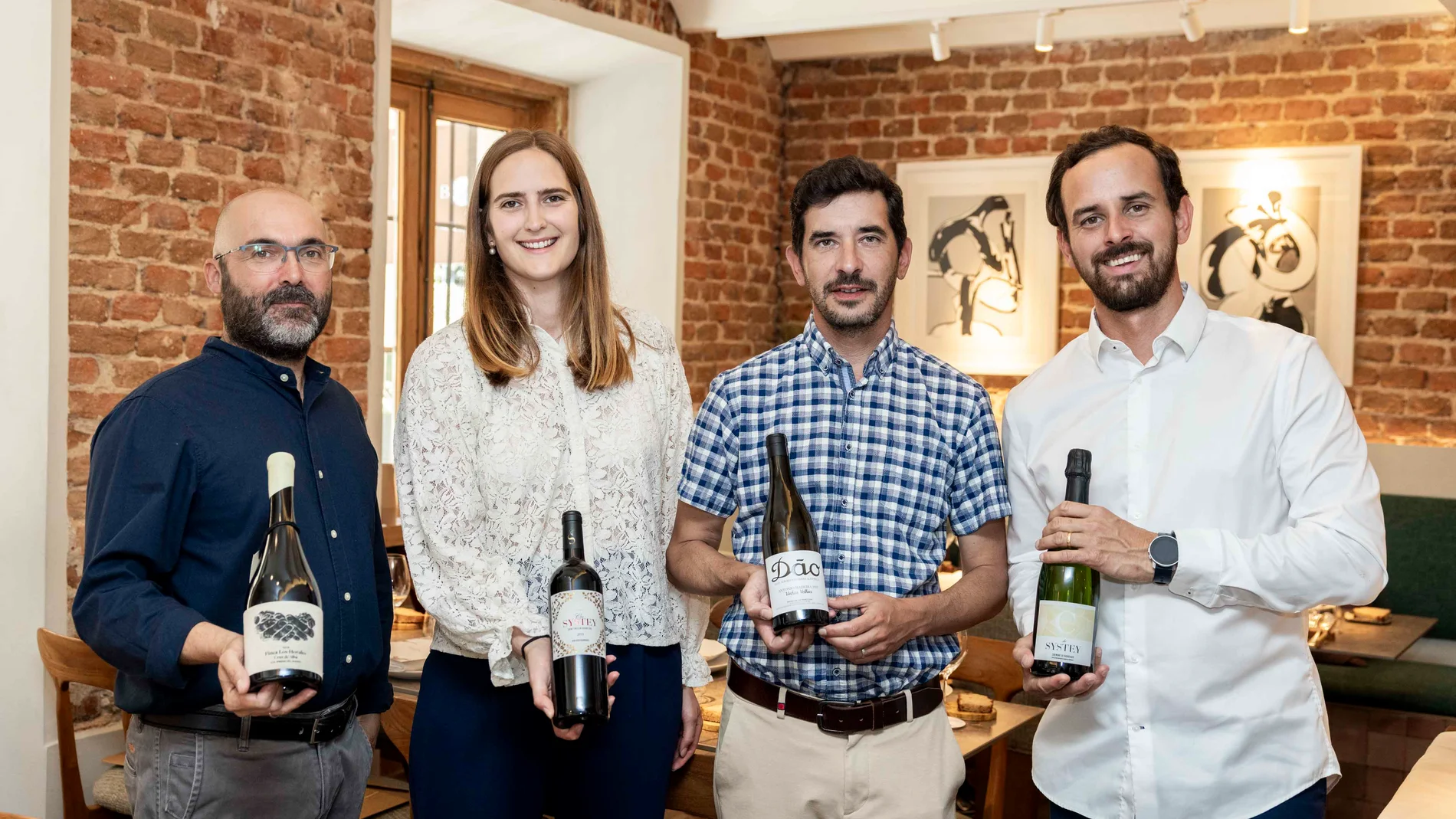 Sergio Ávila, Fanny Dulong, Antonio Madeira y Juan Moretti