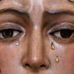 Detalle del rostro de la Esperanza Macarena