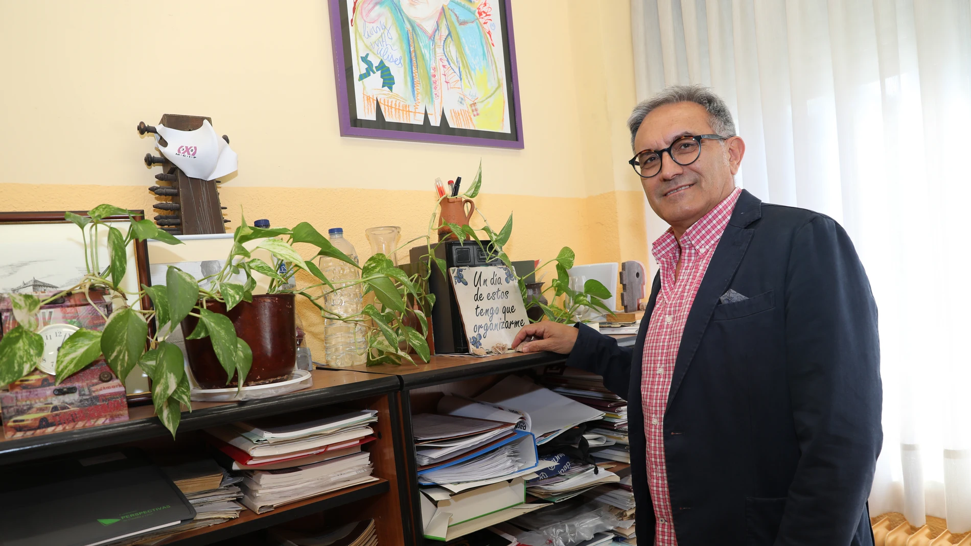 La Universidad Popular de Palencia(UPP) cumple 40 años, en la imagen su presidente Cándido Abríl