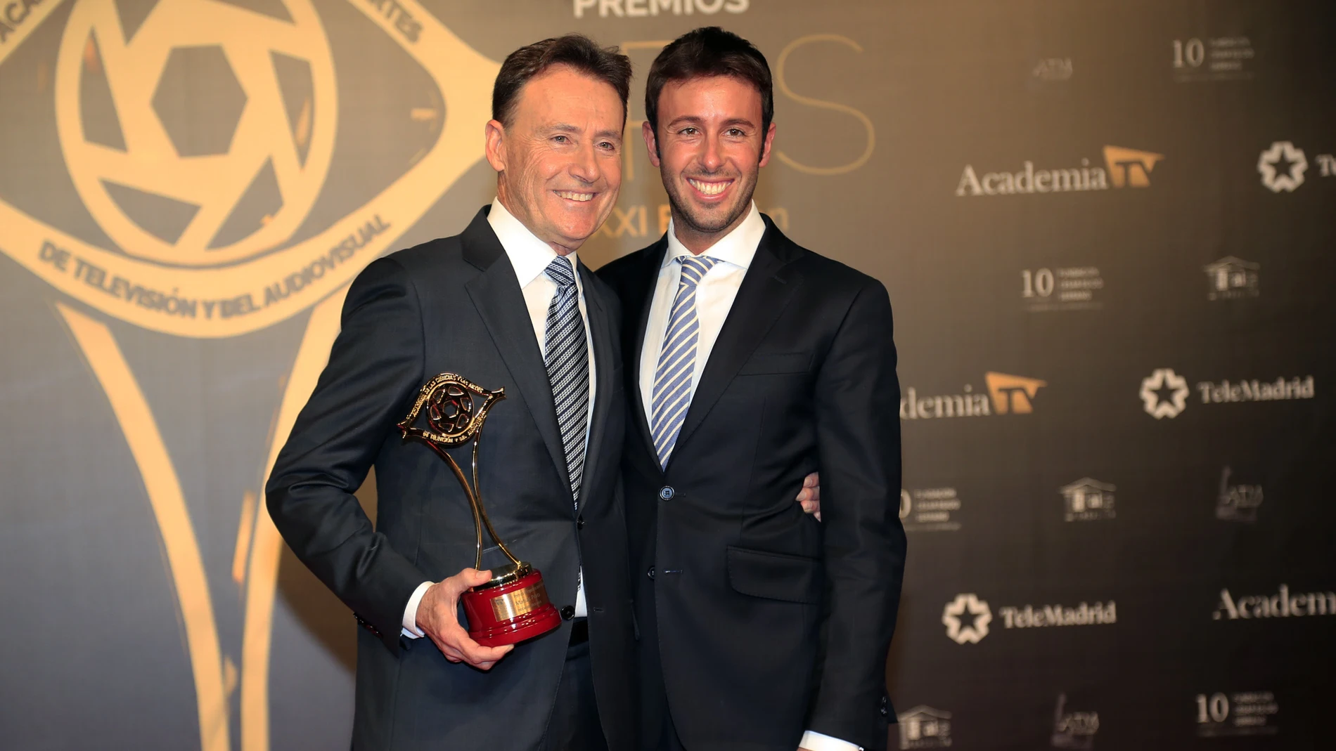 Matías Prats junto a su hijo, Matías Prats Jr.